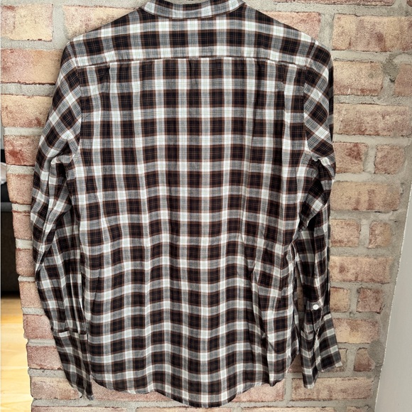 Nili Lotan Plaid Long Sleeve Button-up Top - Picture 5 of 7